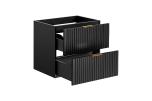 Komplett baderomspakke ADEL BLACK 120 cm – dobbelservant, Geberit, vegghengt toalett og Hansgrohe  
